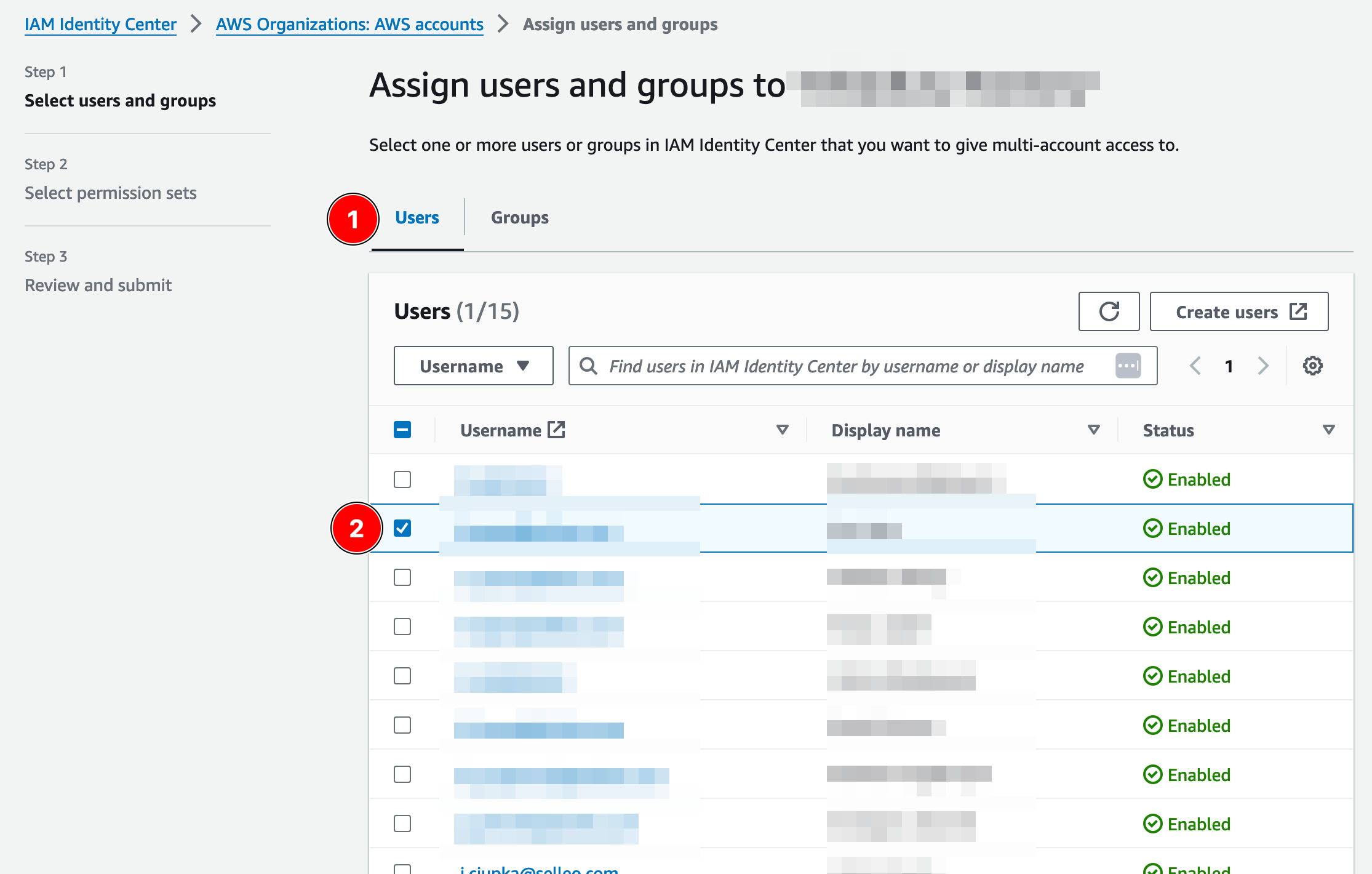 Sign up for AWS