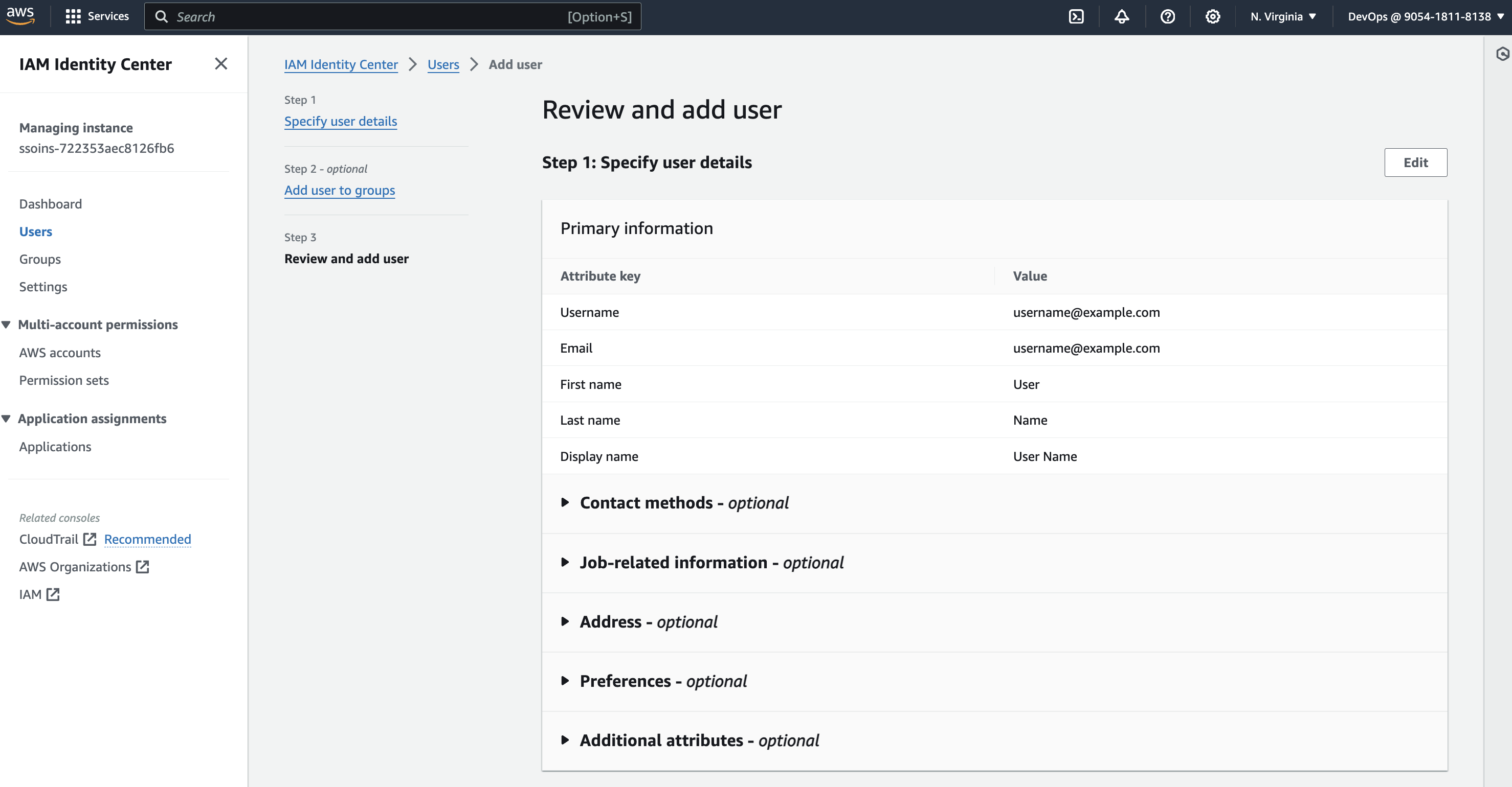Sign up for AWS